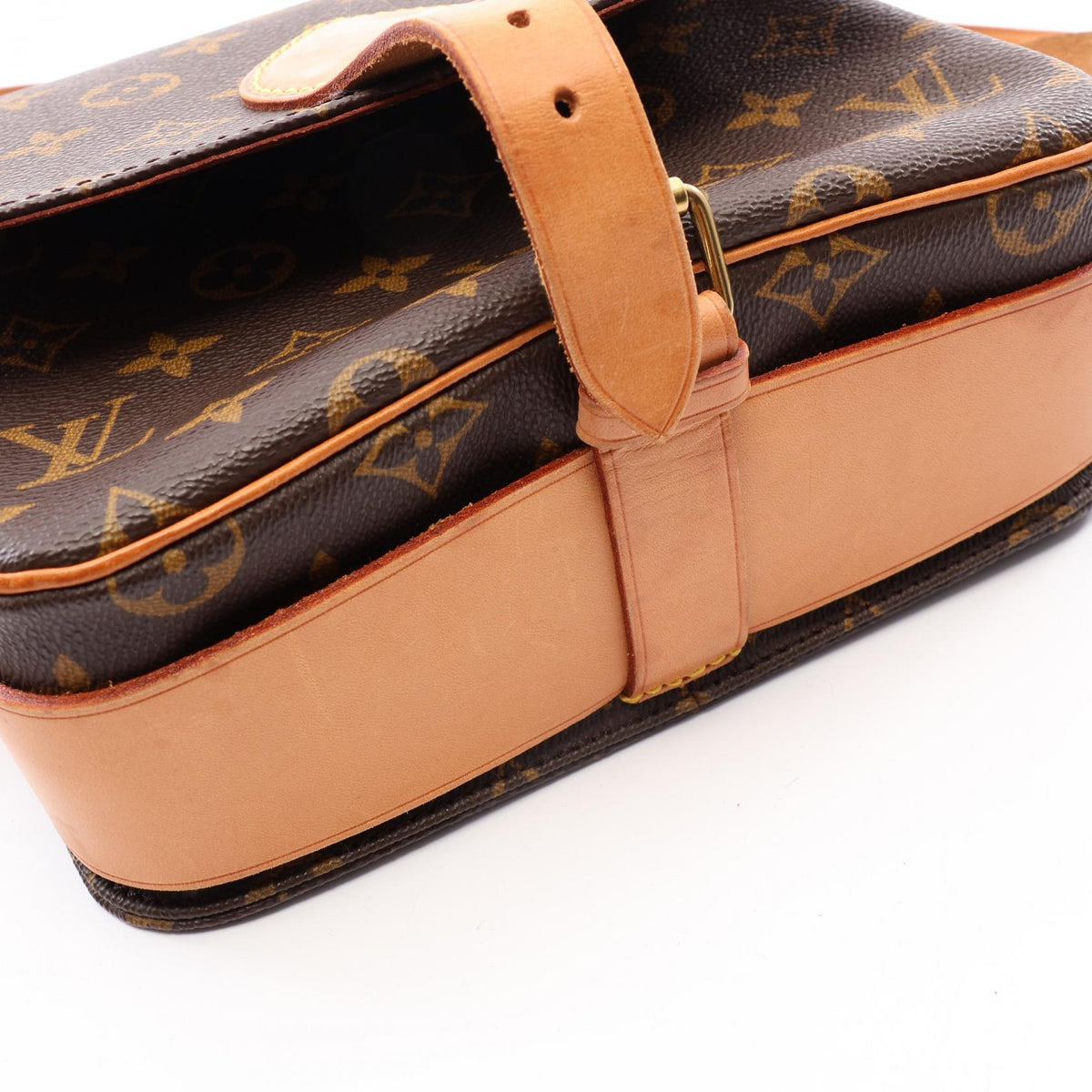 LOUIS VUITTON Cartouchiere MM Bag Brown
