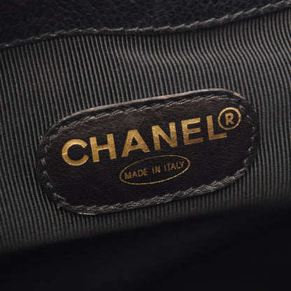 CHANEL Triple CC Caviar Backpack Black