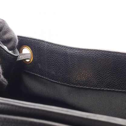CHANEL Triple CC Caviar Backpack Black