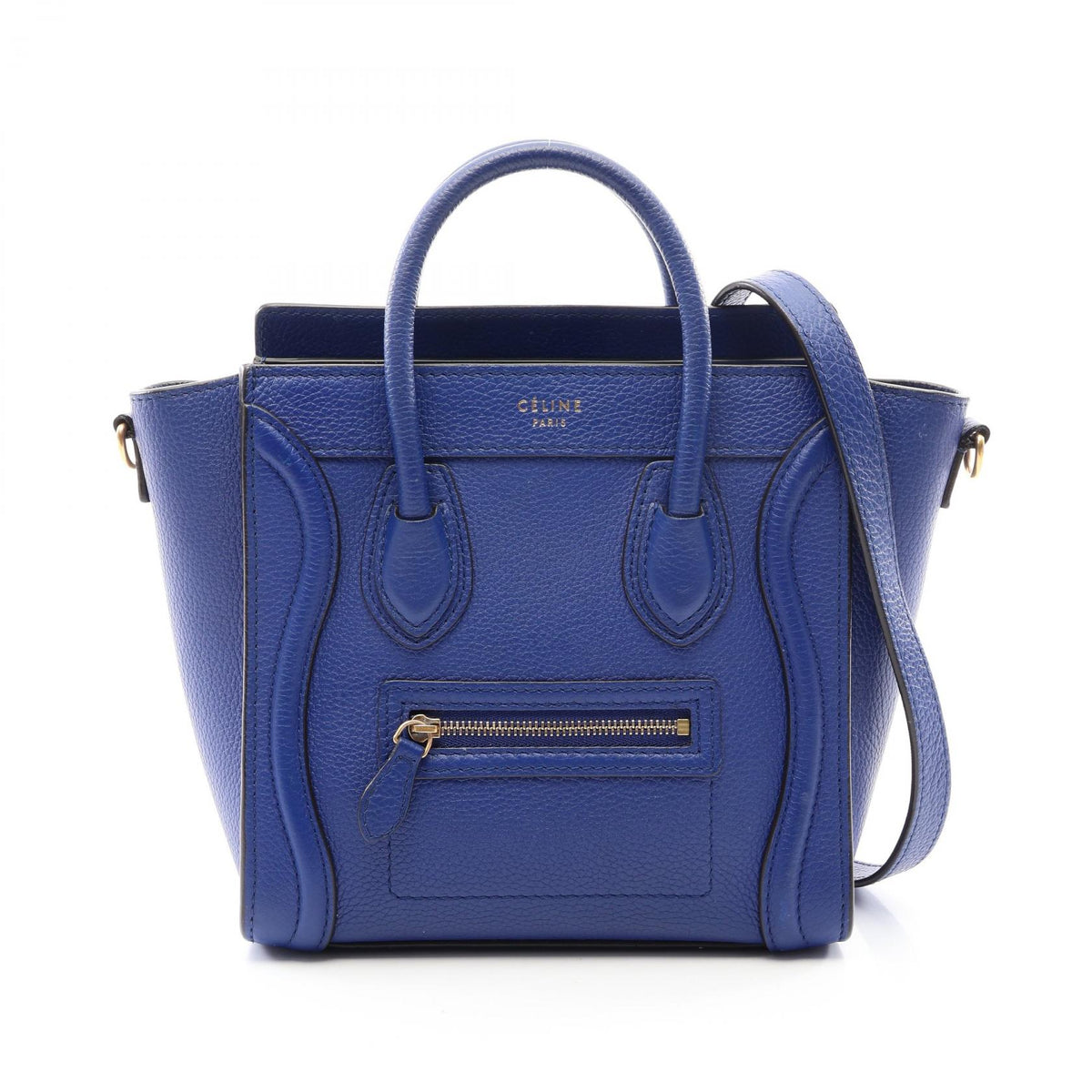 CELINE Luggage Nano Shopper Handle Bag
