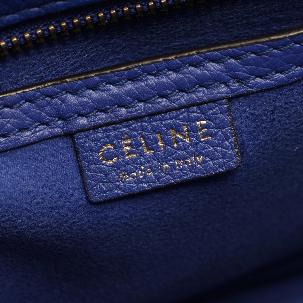 CELINE Luggage Nano Shopper Handle Bag