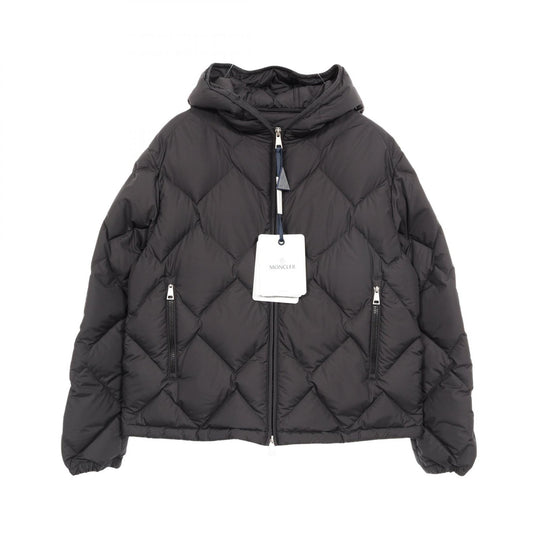 MONCLER ARVOUINNE Hooded Down Jacket Black Size 2