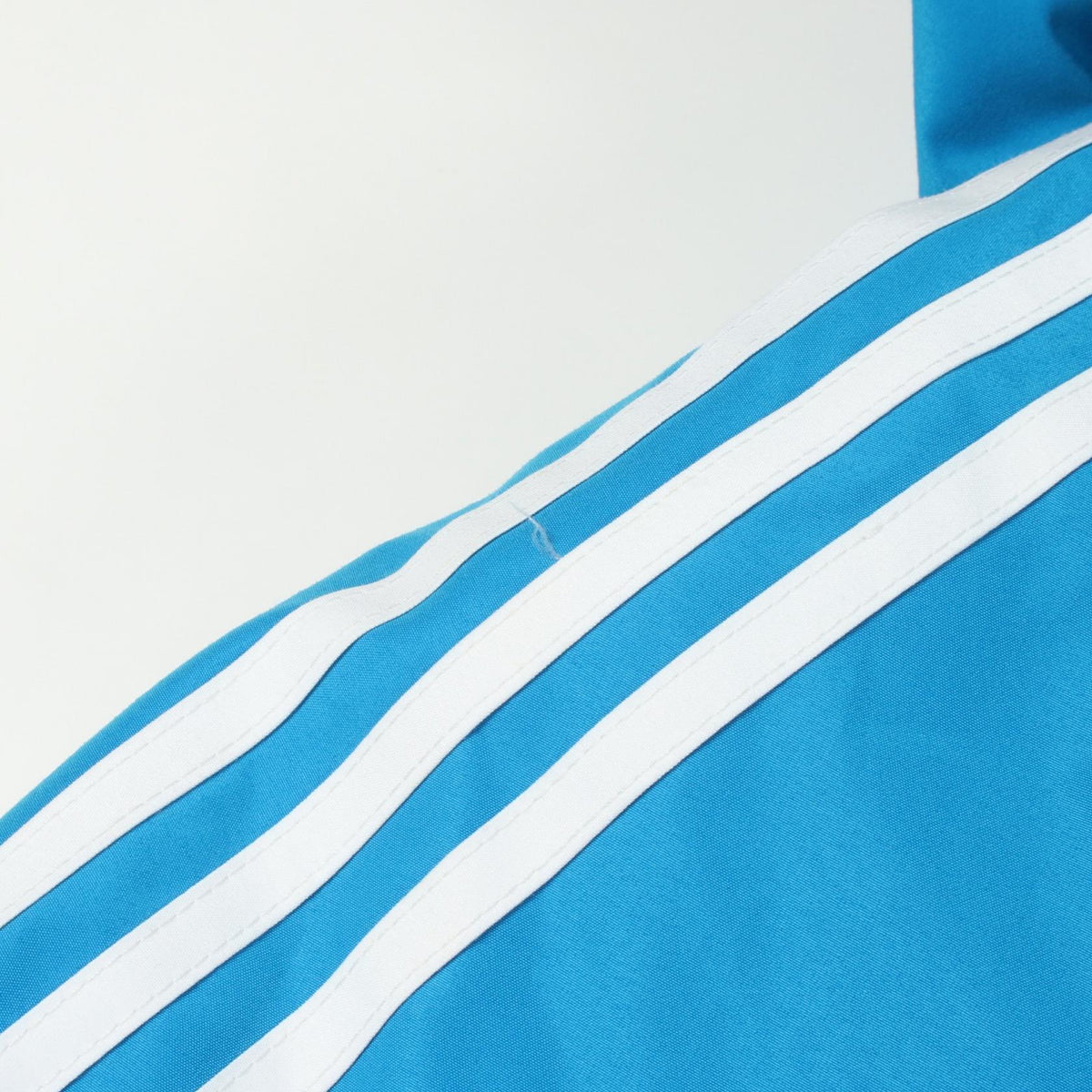 BALENCIAGA x adidas Trefoil Hooded Padded Coat Blue Size L