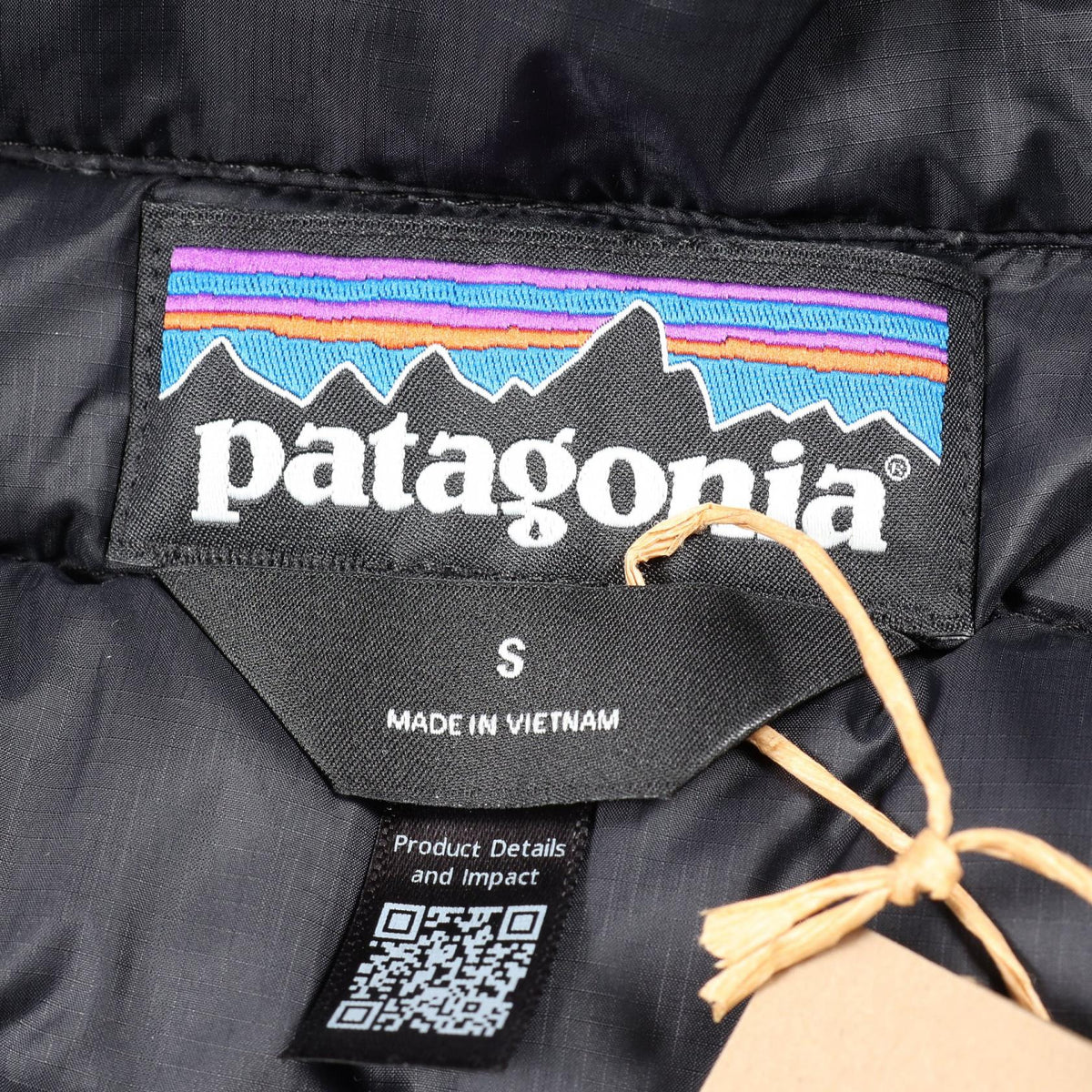 patagonia Down Sweater Vest Nylon Black Size S
