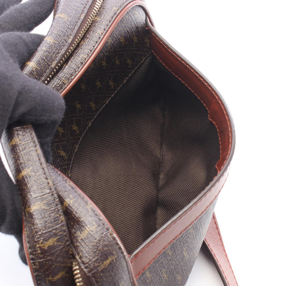SAINT LAURENT PARIS Monogram PVC Leather Shoulder Bag