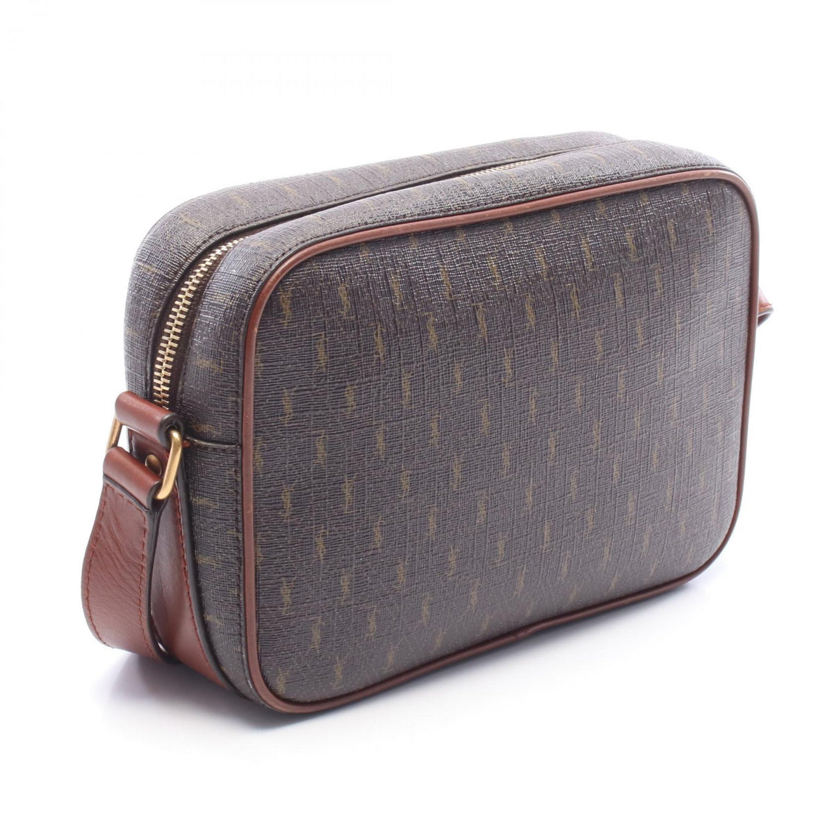 SAINT LAURENT PARIS Monogram PVC Leather Shoulder Bag