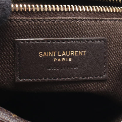 SAINT LAURENT PARIS Monogram PVC Leather Shoulder Bag