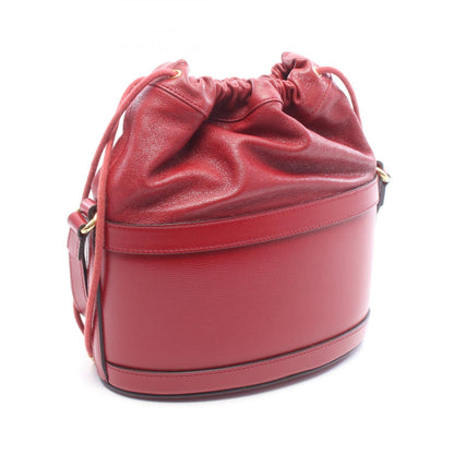 GUCCI Horsebit Leather Bucket Shoulder Bag