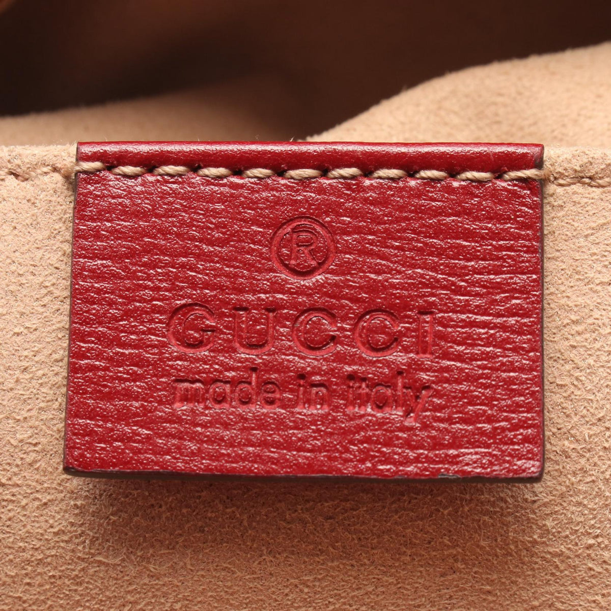 GUCCI Horsebit Leather Bucket Shoulder Bag