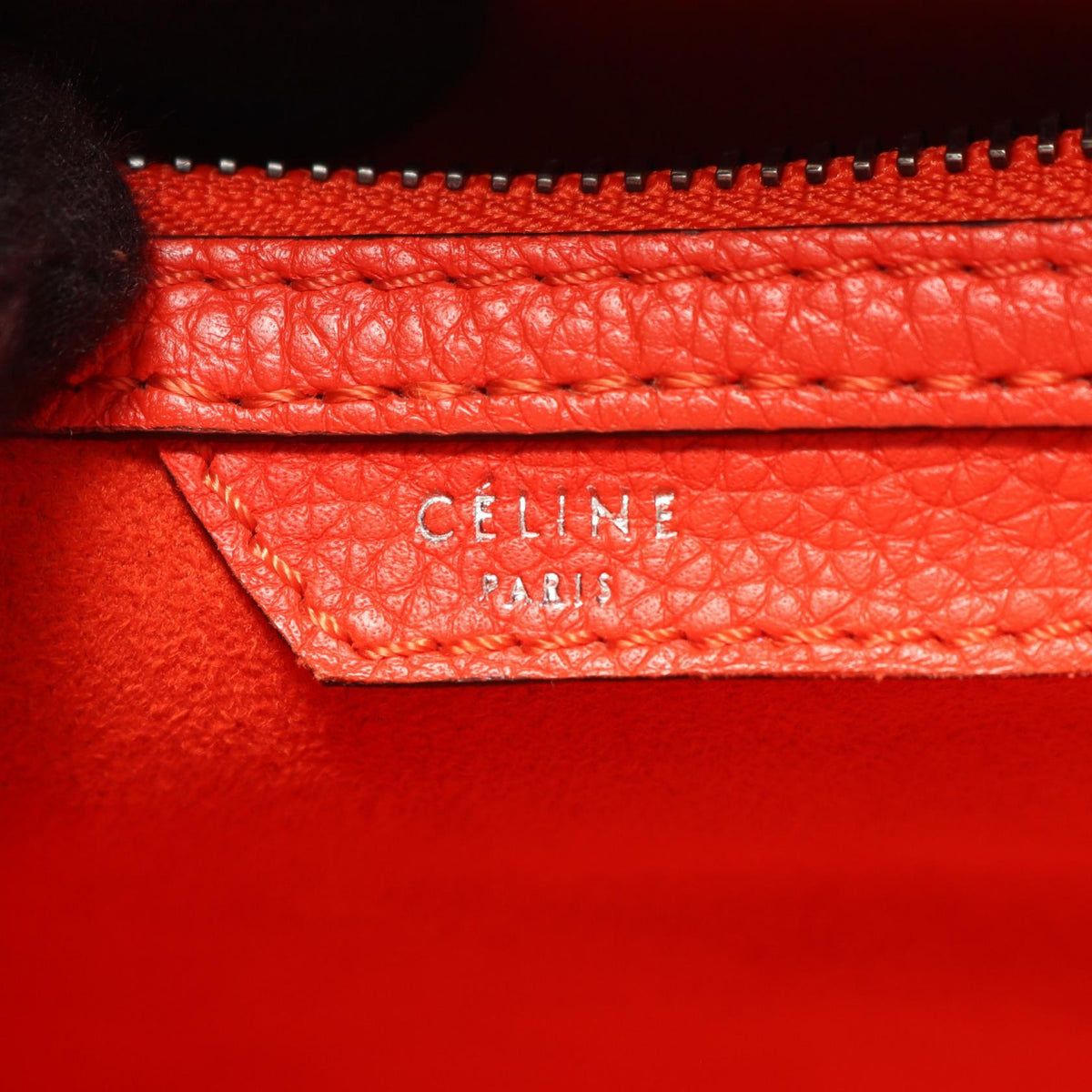 CELINE Luggage Micro Shopper Tote Bag