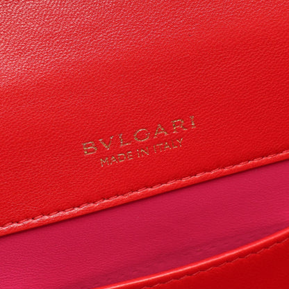 BVLGARI Serpenti Forever 2-Way Handbag Red