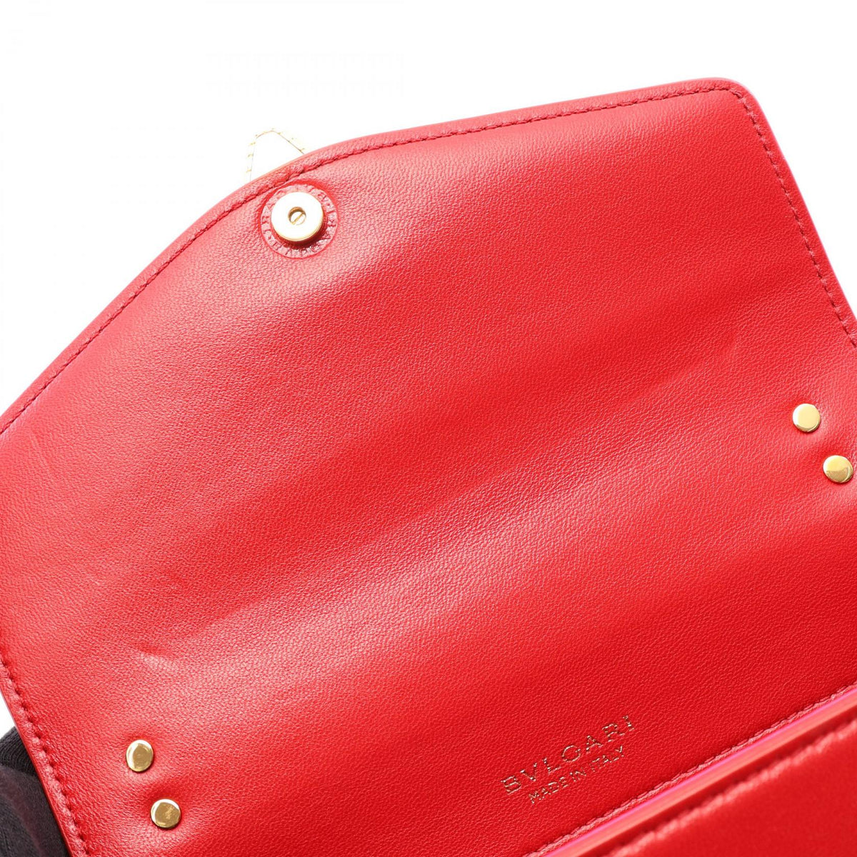 BVLGARI Serpenti Forever 2-Way Handbag Red