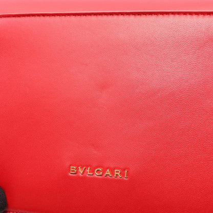 BVLGARI Serpenti Forever 2-Way Handbag Red
