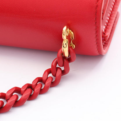 BVLGARI Serpenti Forever 2-Way Handbag Red