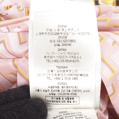 FENDI FENDACE Reversible Nylon Pink Multicolor Jacket Size XS