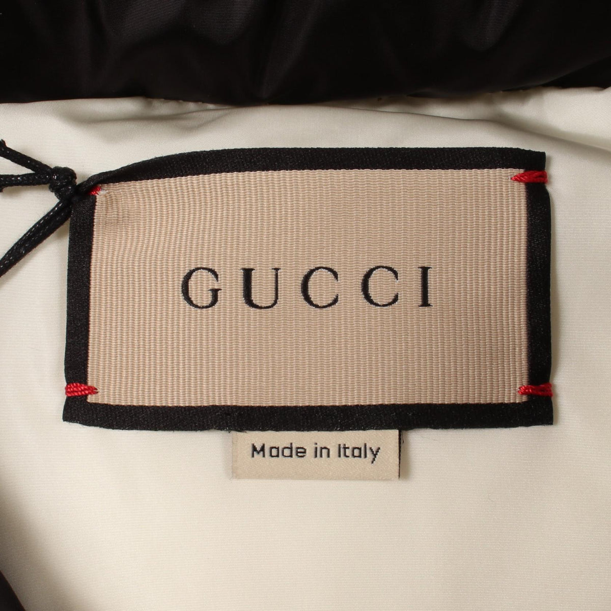 GUCCI GG Canvas Panel Down Vest Size 38