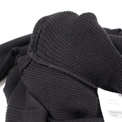 CHANEL Coco Mark Ribbon Rib Knit Sweater Size 40