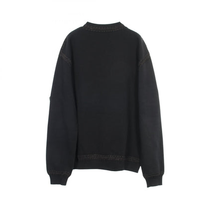 DOLCE & GABBANA Seahorse Beaded Sweatshirt Black Size 52