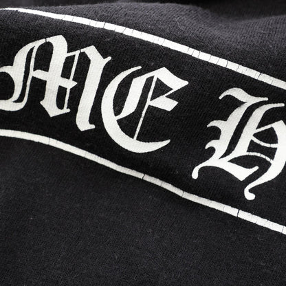 CHROME HEARTS Scroll Label Cotton T-Shirt Black Size L