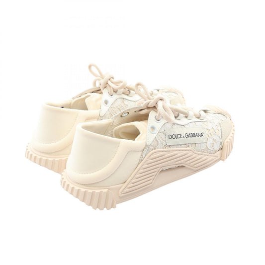 DOLCE & GABBANA NS1 Lace Fabric Sneakers Size 38