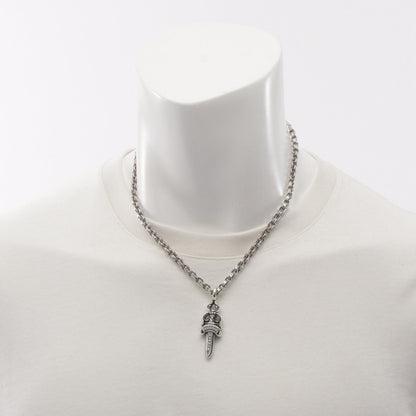 CHROME HEARTS Double Dagger Paperchain Necklace