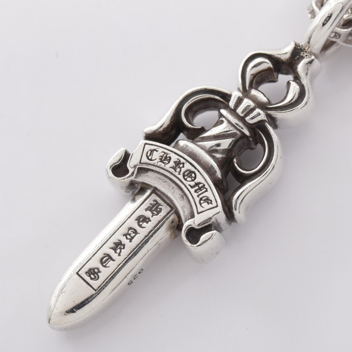 CHROME HEARTS Double Dagger Paperchain Necklace