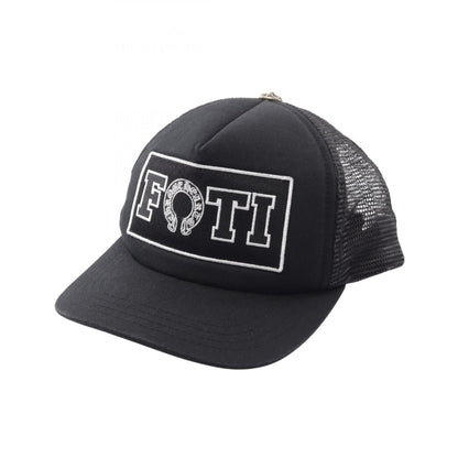 CHROME HEARTS Foti Horseshoe Trucker Cap Black Size ONE SIZE