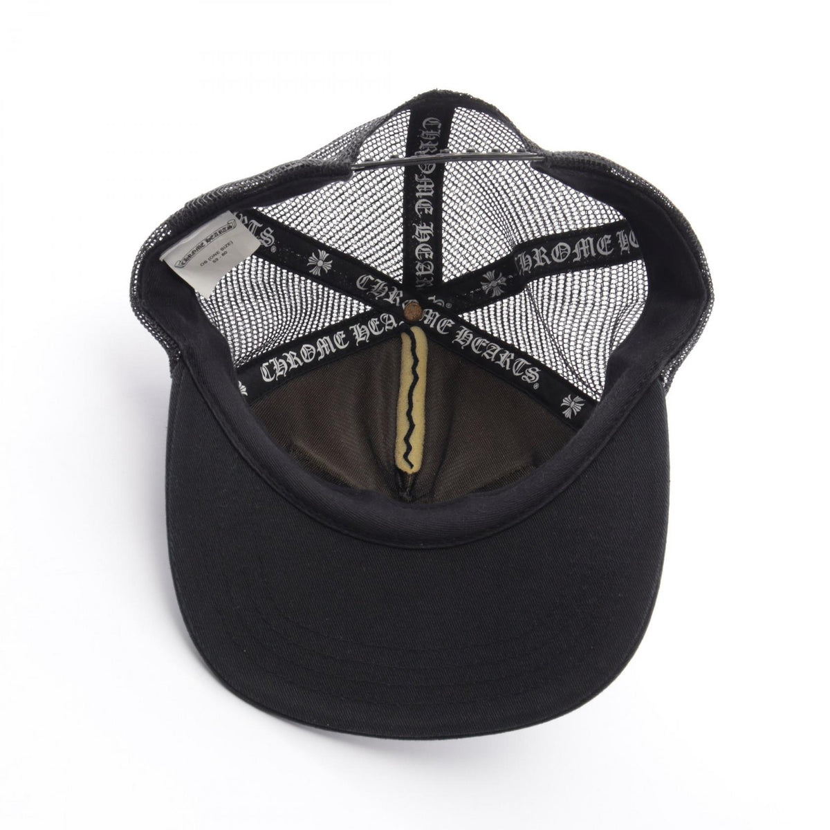 CHROME HEARTS Foti Horseshoe Trucker Cap Black Size ONE SIZE