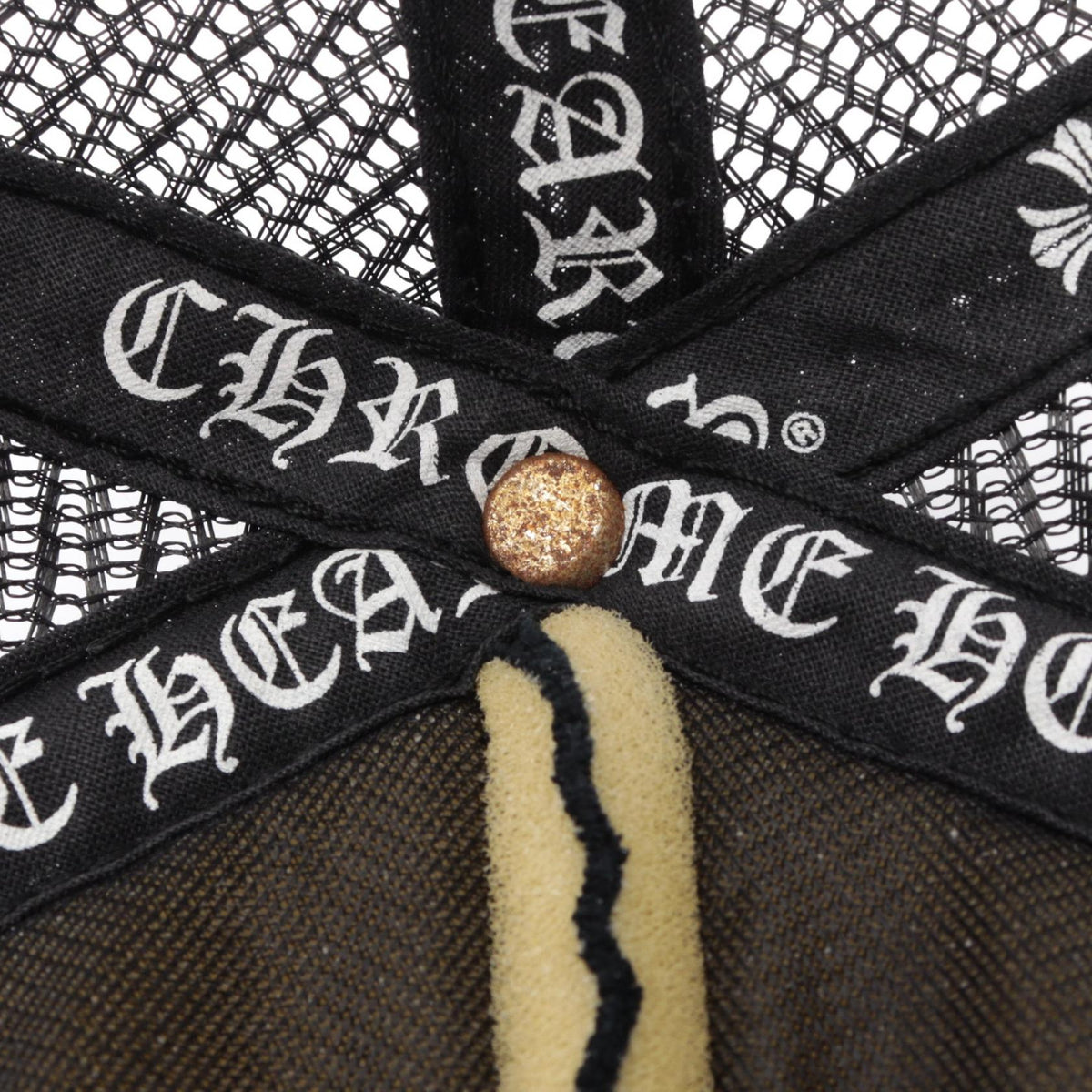 CHROME HEARTS Foti Horseshoe Trucker Cap Black Size ONE SIZE