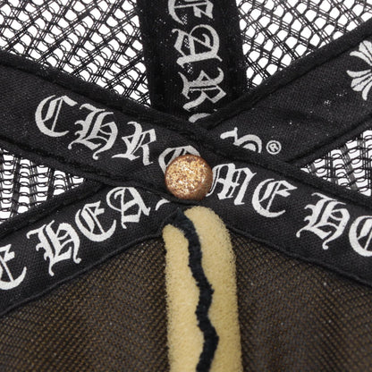 CHROME HEARTS Foti Horseshoe Trucker Cap Black Size ONE SIZE