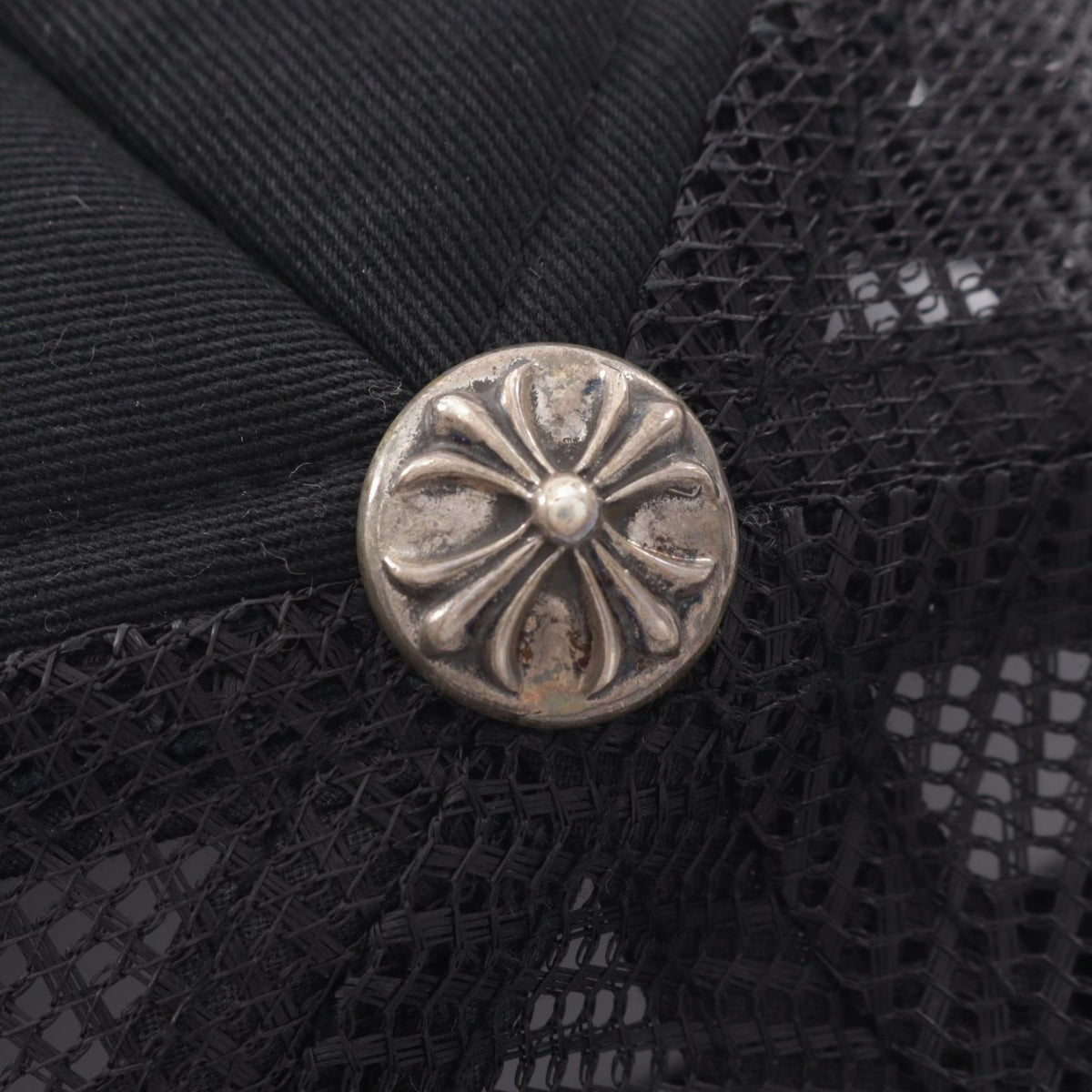 CHROME HEARTS Foti Horseshoe Trucker Cap Black Size ONE SIZE