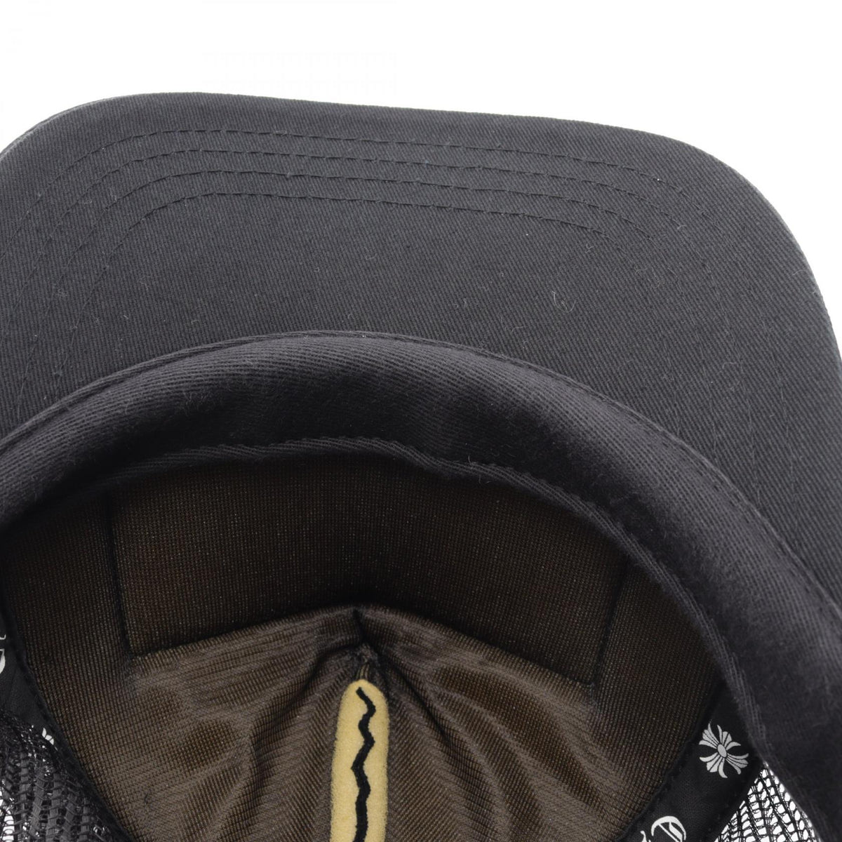 CHROME HEARTS Foti Horseshoe Trucker Cap Black Size ONE SIZE