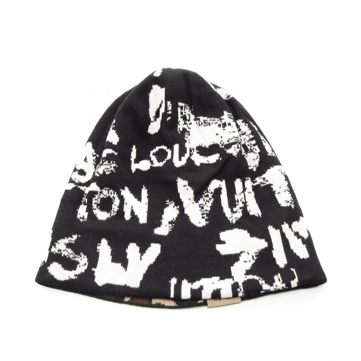 LOUIS VUITTON x NIGO Scribble Reversible Beanie Size S