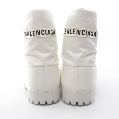 BALENCIAGA ALASKA Fabric Low Boots White Size 37