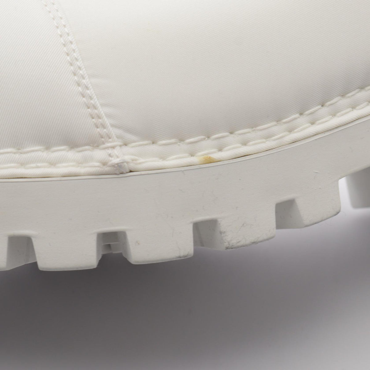 BALENCIAGA ALASKA Fabric Low Boots White Size 37
