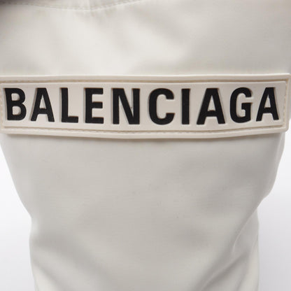 BALENCIAGA ALASKA Fabric Low Boots White Size 37