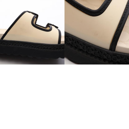 COACH Rainey Rubber Sandals Beige Black Size US 7