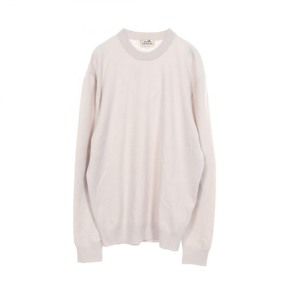HERMES Maillon Chaîne d'Ancre Cashmere Sweater Gray Size XL