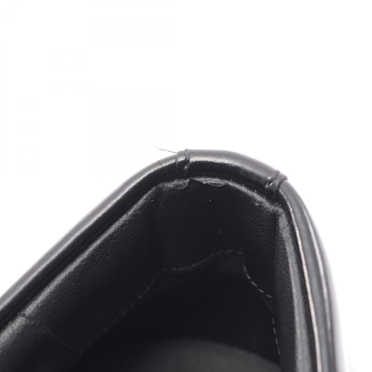 PRADA Black Monolith Triangle Leather Loafers Size 38.5