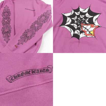 CHROME HEARTS x MATTY BOY Cotton Hoodie Purple Size XL
