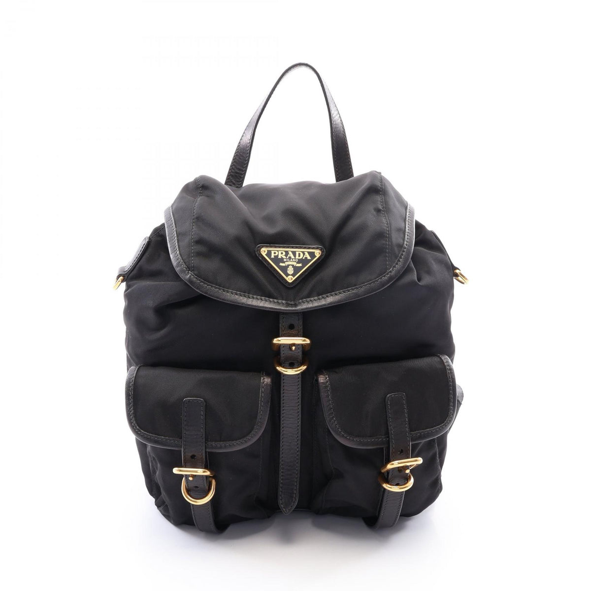 PRADA Tessuto Nylon Leather Backpack