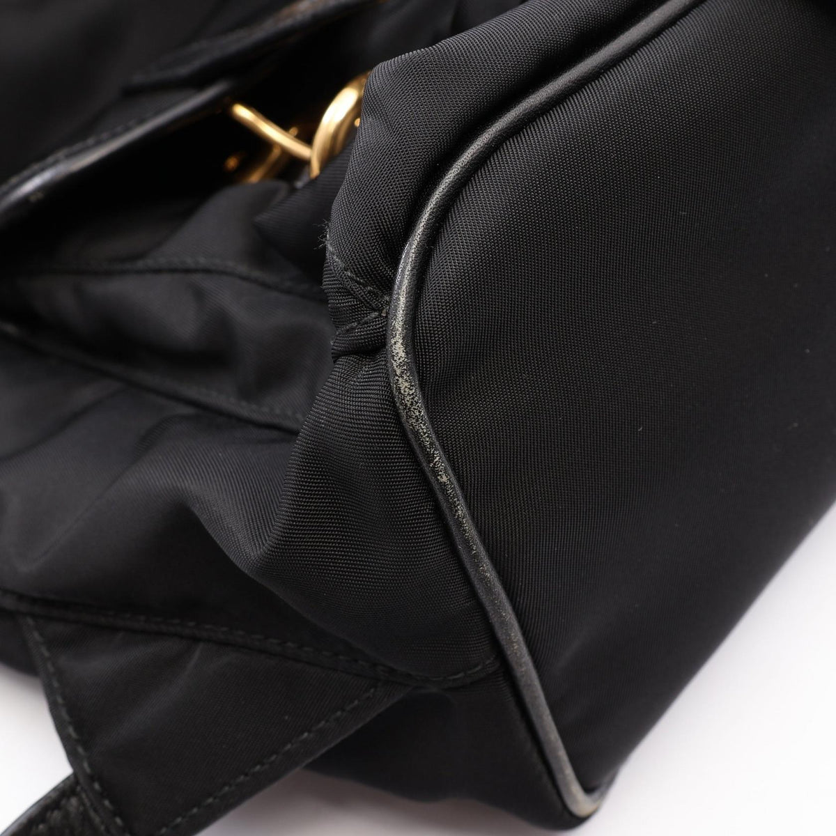 PRADA Tessuto Nylon Leather Backpack
