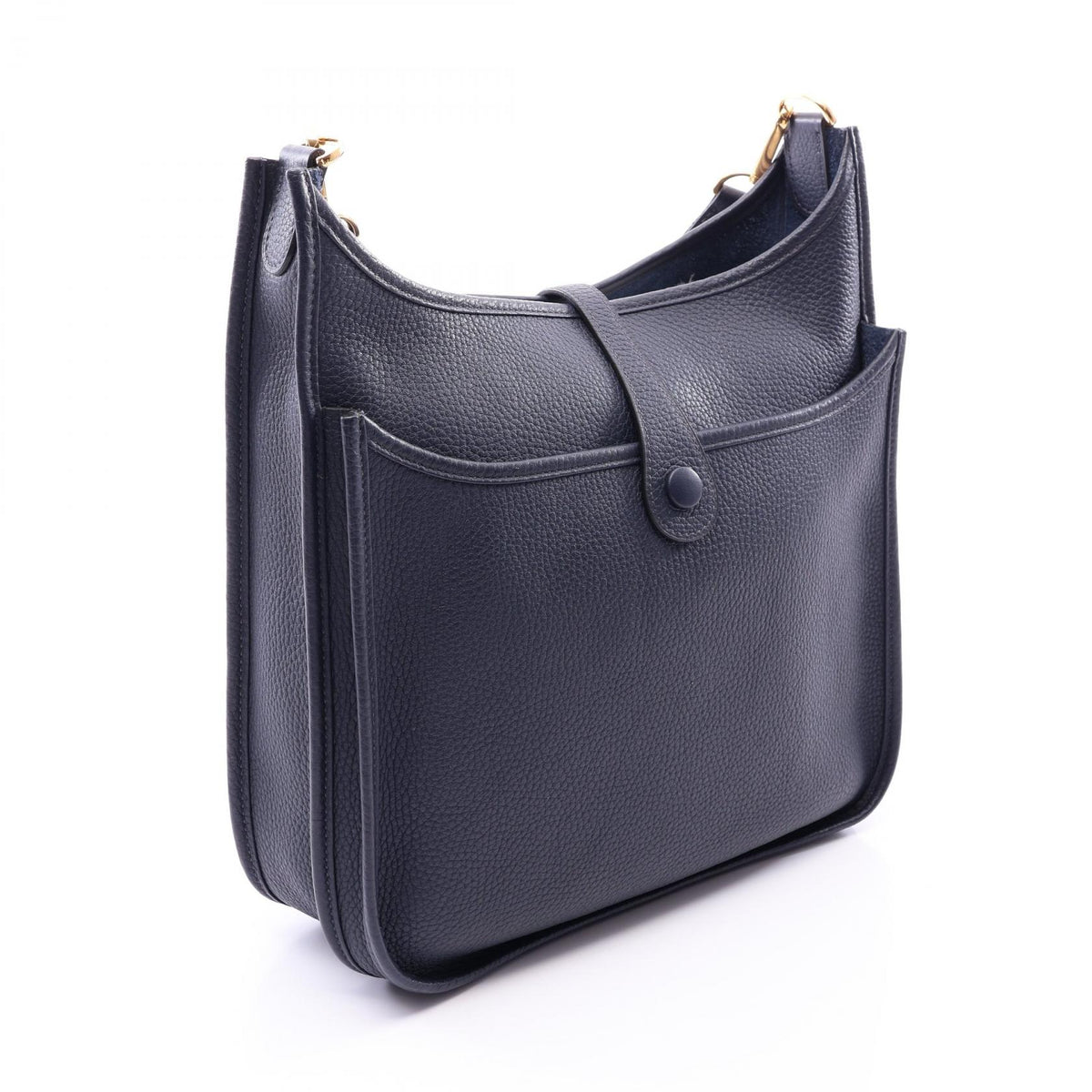 HERMES Evelyne III PM Bleu Shoulder Bag
