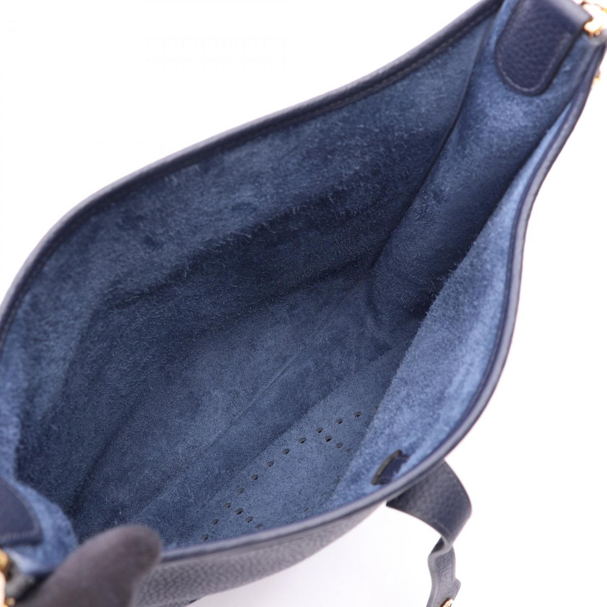 HERMES Evelyne III PM Bleu Shoulder Bag
