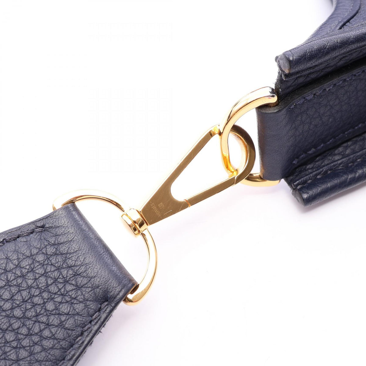 HERMES Evelyne III PM Bleu Shoulder Bag