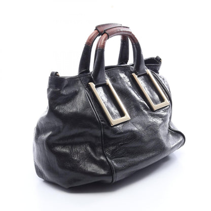Chloe Ethel 2-Way Leather Handbag Black
