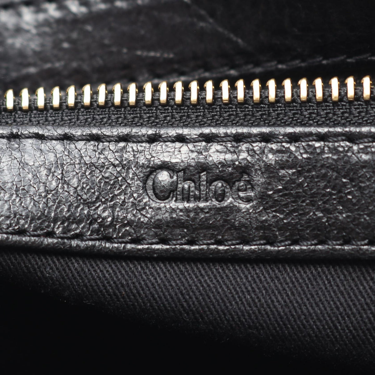 Chloe Ethel 2-Way Leather Handbag Black