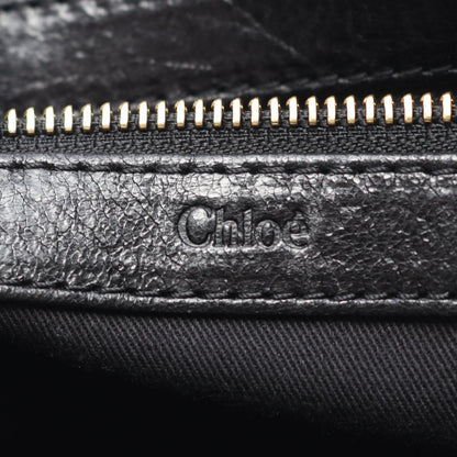 Chloe Ethel 2-Way Leather Handbag Black