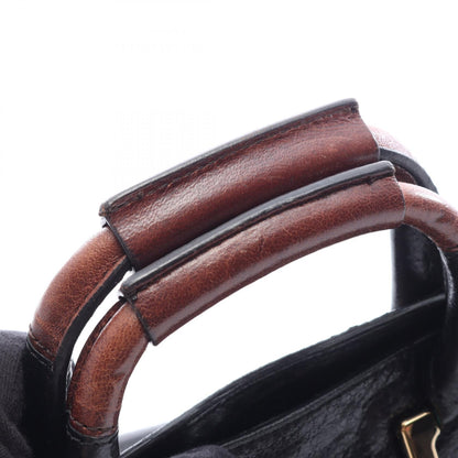 Chloe Ethel 2-Way Leather Handbag Black