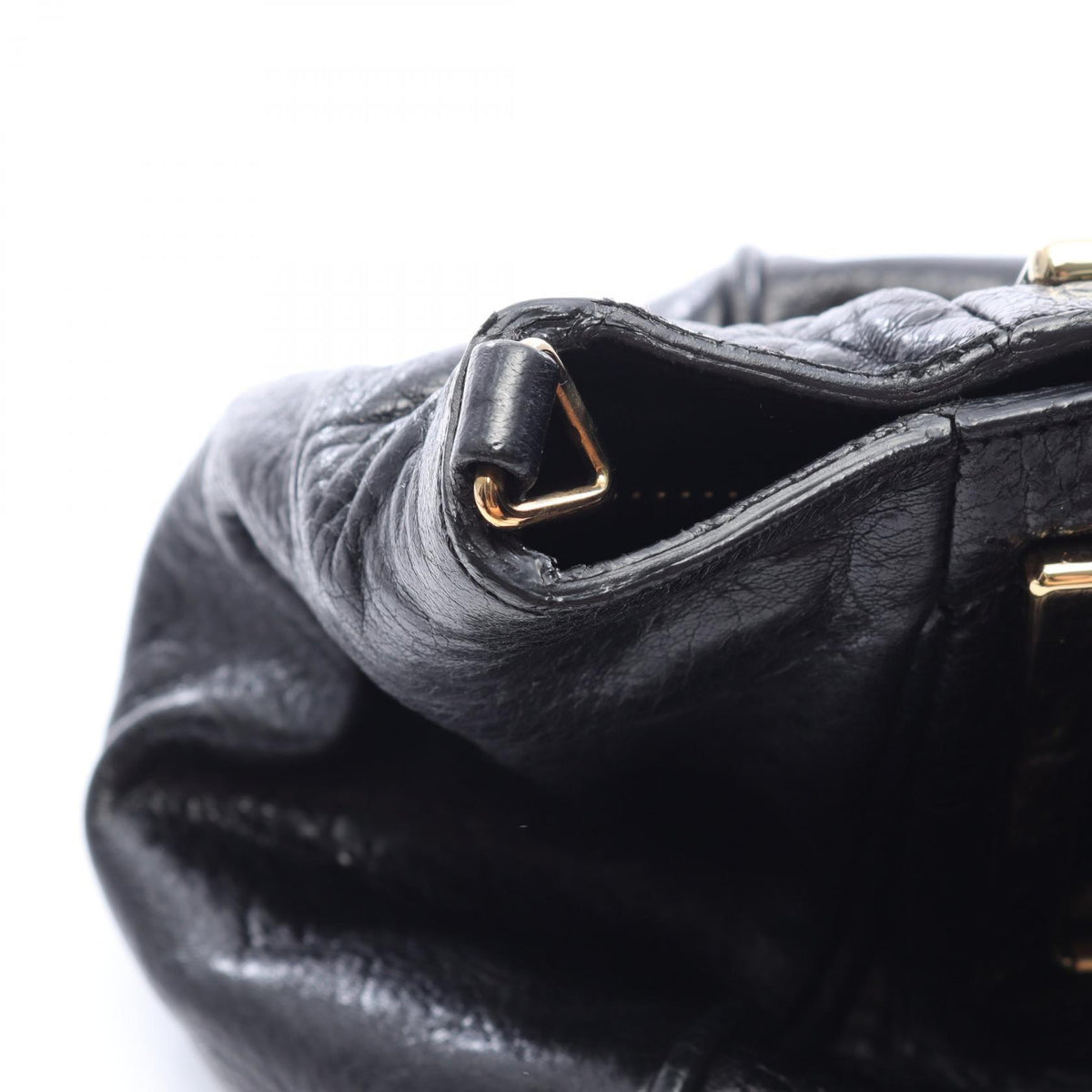 Chloe Ethel 2-Way Leather Handbag Black